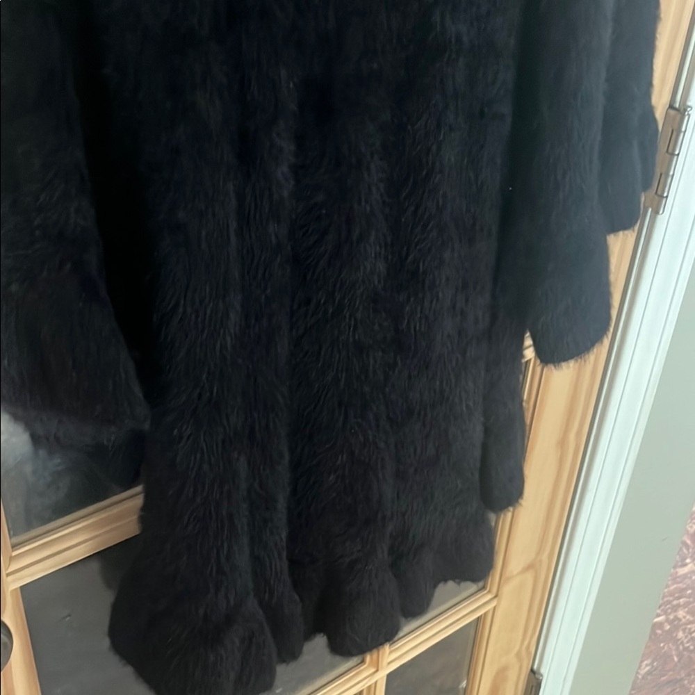 Black Chenille Poncho one size by Do everything in love - Picture 3 of 9